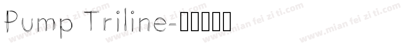 Pump Triline字体转换